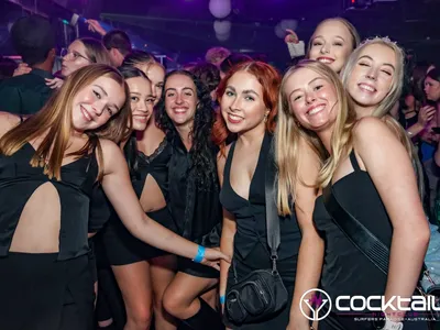 A professional photo of guests enjoying themselves at Cocktails Nightclub from our gallery.