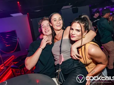 A professional photo of guests enjoying themselves at Cocktails Nightclub from our gallery.