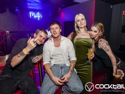 A professional photo of guests enjoying themselves at Cocktails Nightclub from our gallery.