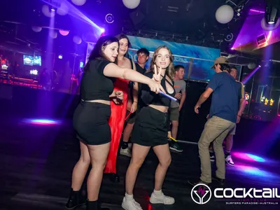 A professional photo of guests enjoying themselves at Cocktails Nightclub from our gallery.