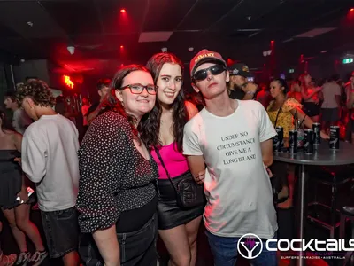 A professional photo of guests enjoying themselves at Cocktails Nightclub from our gallery.