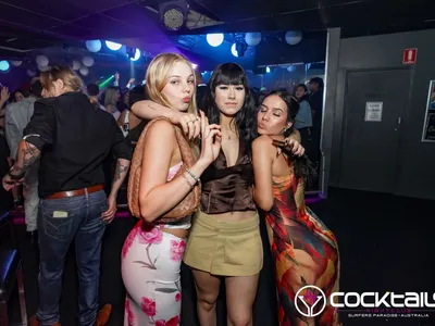 A professional photo of guests enjoying themselves at Cocktails Nightclub from our gallery.