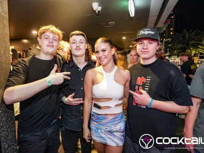 A professional photo of guests enjoying themselves at Cocktails Nightclub from our gallery.