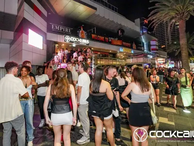 A professional photo of guests enjoying themselves at Cocktails Nightclub from our gallery.