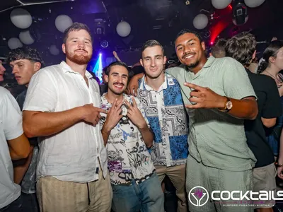 A professional photo of guests enjoying themselves at Cocktails Nightclub from our gallery.