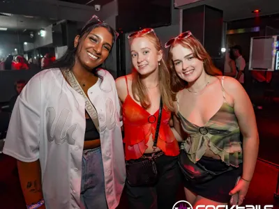 A professional photo of guests enjoying themselves at Cocktails Nightclub from our gallery.