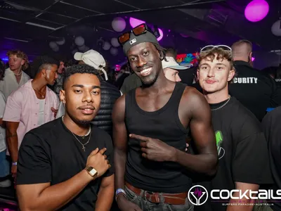 A professional photo of guests enjoying themselves at Cocktails Nightclub from our gallery.