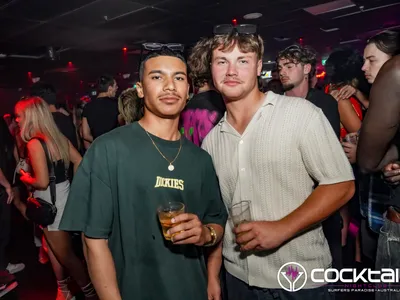 A professional photo of guests enjoying themselves at Cocktails Nightclub from our gallery.