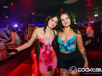 A professional photo of guests enjoying themselves at Cocktails Nightclub from our gallery.