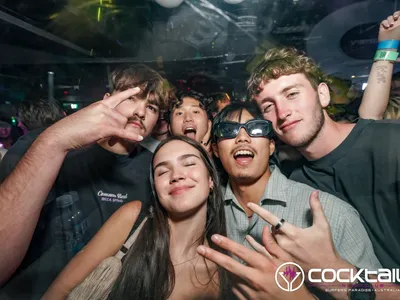 A professional photo of guests enjoying themselves at Cocktails Nightclub from our gallery.