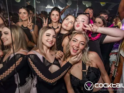 A professional photo of guests enjoying themselves at Cocktails Nightclub from our gallery.