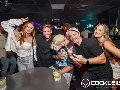 A professional photo of guests enjoying themselves at Cocktails Nightclub from our gallery.