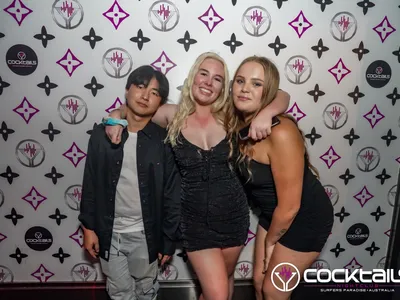 A professional photo of guests enjoying themselves at Cocktails Nightclub from our gallery.