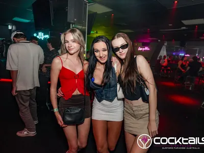 A professional photo of guests enjoying themselves at Cocktails Nightclub from our gallery.