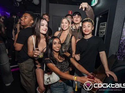 A professional photo of guests enjoying themselves at Cocktails Nightclub from our gallery.