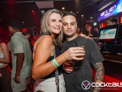 A professional photo of guests enjoying themselves at Cocktails Nightclub from our gallery.