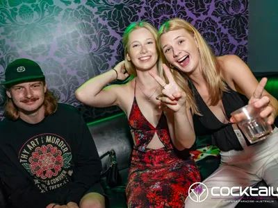 A professional photo of guests enjoying themselves at Cocktails Nightclub from our gallery.