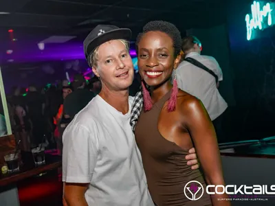 A professional photo of guests enjoying themselves at Cocktails Nightclub from our gallery.