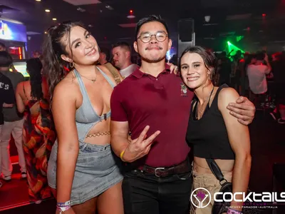 A professional photo of guests enjoying themselves at Cocktails Nightclub from our gallery.