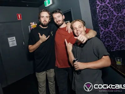 A professional photo of guests enjoying themselves at Cocktails Nightclub from our gallery.