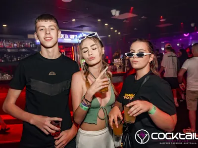 A professional photo of guests enjoying themselves at Cocktails Nightclub from our gallery.