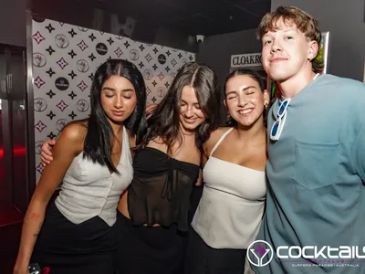 A professional photo of guests enjoying themselves at Cocktails Nightclub from our gallery.