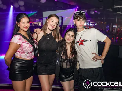 A professional photo of guests enjoying themselves at Cocktails Nightclub from our gallery.