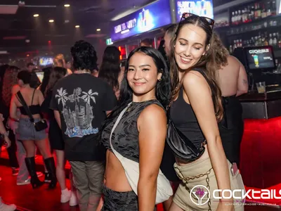 A professional photo of guests enjoying themselves at Cocktails Nightclub from our gallery.