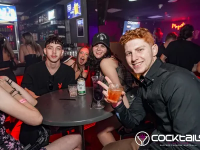 A professional photo of guests enjoying themselves at Cocktails Nightclub from our gallery.