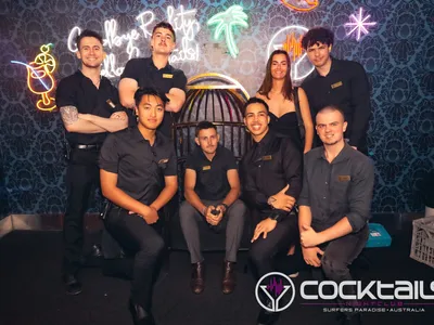 A professional photo of guests enjoying themselves at Cocktails Nightclub from our gallery.