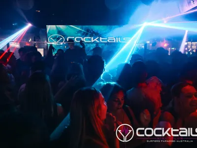 A professional photo of guests enjoying themselves at Cocktails Nightclub from our gallery.