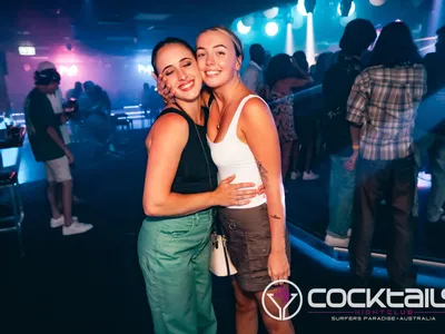 A professional photo of guests enjoying themselves at Cocktails Nightclub from our gallery.