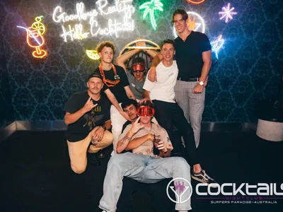 A professional photo of guests enjoying themselves at Cocktails Nightclub from our gallery.