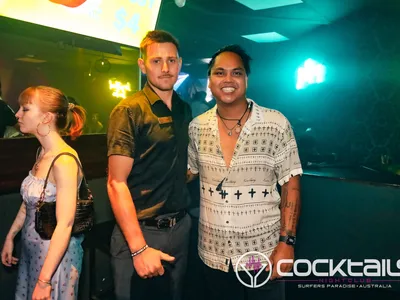 A professional photo of guests enjoying themselves at Cocktails Nightclub from our gallery.