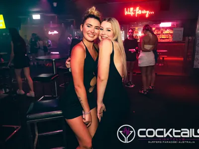 A professional photo of guests enjoying themselves at Cocktails Nightclub from our gallery.