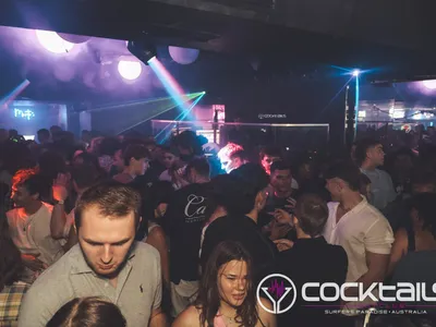 A professional photo of guests enjoying themselves at Cocktails Nightclub from our gallery.