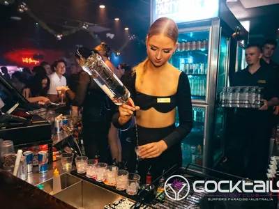 A professional photo of guests enjoying themselves at Cocktails Nightclub from our gallery.