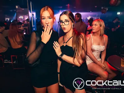 A professional photo of guests enjoying themselves at Cocktails Nightclub from our gallery.