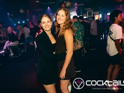 A professional photo of guests enjoying themselves at Cocktails Nightclub from our gallery.