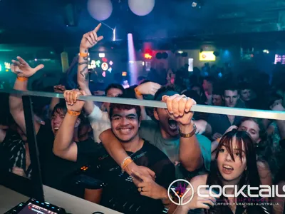 A professional photo of guests enjoying themselves at Cocktails Nightclub from our gallery.