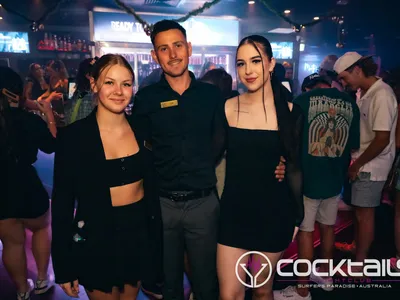 A professional photo of guests enjoying themselves at Cocktails Nightclub from our gallery.