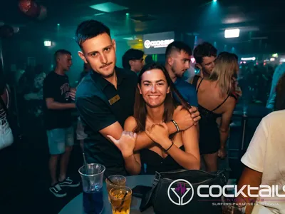 A professional photo of guests enjoying themselves at Cocktails Nightclub from our gallery.