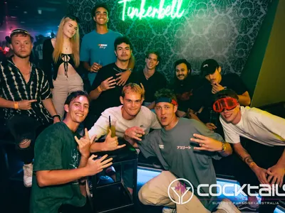 A professional photo of guests enjoying themselves at Cocktails Nightclub from our gallery.