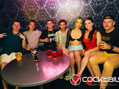 A professional photo of guests enjoying themselves at Cocktails Nightclub from our gallery.