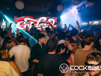 A professional photo of guests enjoying themselves at Cocktails Nightclub from our gallery.