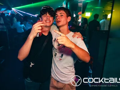 A professional photo of guests enjoying themselves at Cocktails Nightclub from our gallery.