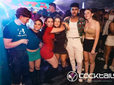 A professional photo of guests enjoying themselves at Cocktails Nightclub from our gallery.