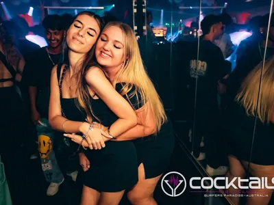 A professional photo of guests enjoying themselves at Cocktails Nightclub from our gallery.