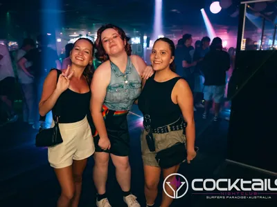 A professional photo of guests enjoying themselves at Cocktails Nightclub from our gallery.