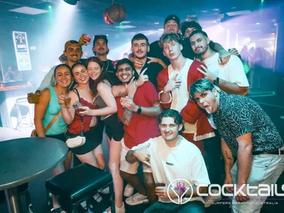 A professional photo of guests enjoying themselves at Cocktails Nightclub from our gallery.